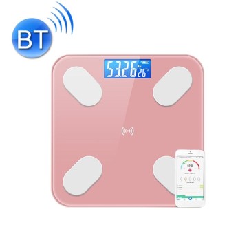 Smart Bluetooth Weight Scale Home Body Fat Measurement Health Scale Solar + Charge Model(Rose Gold True Class)