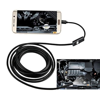 AN97 Waterproof Micro USB Endoscope Hard Tube Inspection Camera for Parts of OTG Function Android Mobile Phone, with 6 LEDs, Len