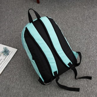 1107 Student Bag Leisure Backpack(Light Blue)