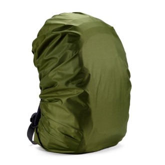 Waterproof Dustproof Backpack Rain Cover Portable Ultralight Outdoor Tools Hiking Protective Cover 80L(Arm Green)