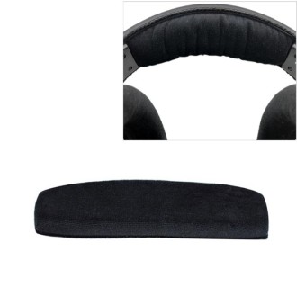 2 PCS For Sennheiser HD515 / HD555 / HD595 / HD598 / HD558 / PC360 Flannel Replacement Headband Head Beam Headgear Cover(Black)