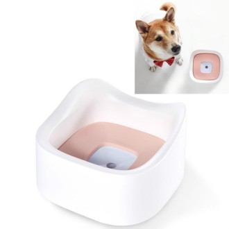 Pet Floating Drinking Bowl Without Wet Mouth Bowl Splash-Proof Drinking Bowl Pet Drinker(Cherry Blossom Powder)