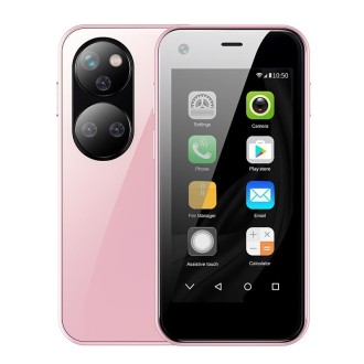 SOYES P40, 1GB+8GB, 2.5 inch MTK6580 Quad Core up to 1.3GHz, Bluetooth, WiFi, FM, Network: 3G, Dual SIM(Pink)