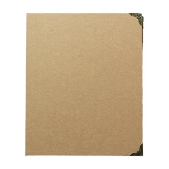 Party Birthday Gift Classmate Album Kraft Paper Cover Photo Album Book, Specification: 10 A4 White Cards + 10 A4 Pockets(Brown B