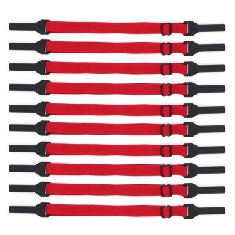 10pcs Short Style Glasses Non-Slip Rope Adjustable Elastic Sports Legs Anti-Drop Fixed Strap(Big Red)