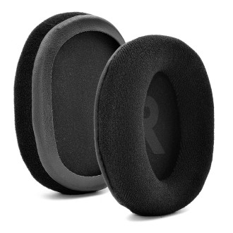 1 Pair Memory Foam Earpads for Logitech Logitech G Pro/G Pro X(Black Velvet Cloth)