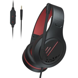 SADES MH601 3.5mm Plug Wire-controlled Noise Reduction E-sports Gaming Headset with Retractable Microphone, Cable Length: 2.2m(B