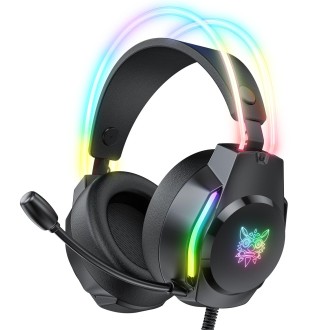 X26 USB+3.5mm RGB Wired Gaming Headset(Black)