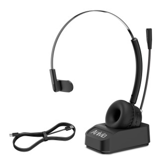 Anivia A8 Bluetooth Telephone Headset with Noise-cancelling Microphone(Black)