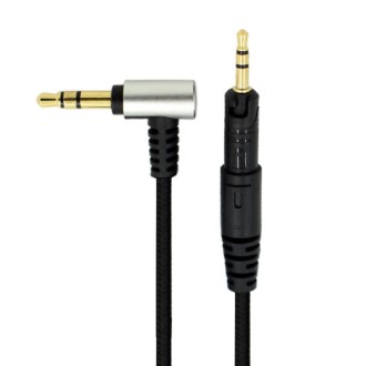 ZS0091 Standard Version Headphone Audio Cable for Audio-technica ATH-M50X M40X(Black)