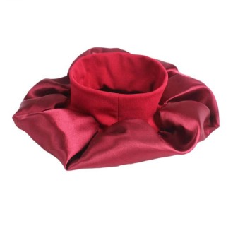 2 PCS TJM-301 Night Cap With Wide Brim And Elasticity Headband Ladies Chemotherapy Cap Hair Care Hat, Size: M 56-58cm(Deep Purpl