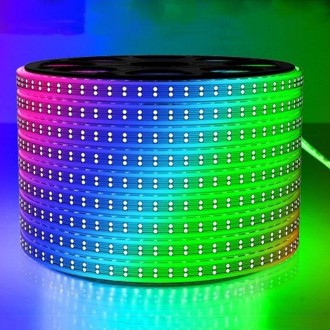 1m Waterproof Colorproof LED Strips Neon Light Bar, Style: 5050 60 Beads RGB Light Strip