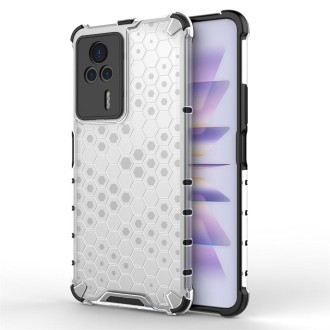 For Xiaomi Redmi K60 / K60 Pro Shockproof Honeycomb Phone Case(White)