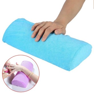 5 PCS Soft Hand Rests Washable Hand Cushion Sponge Pillow Holder Arm Rests Nail Art Manicure Hand Pillow Cushion(Lake Blue)