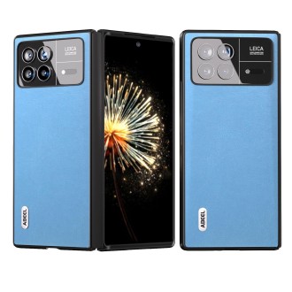 For Xiaomi Mix Fold 3 ABEEL Haze Texture PU Phone Case(Sky Blue)