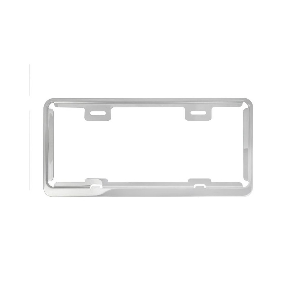 Taiwan Car License Plate Stainless Steel Frame, Specification: Stainless Steel 8K Mirror