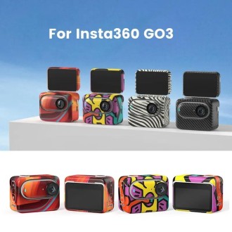 For Insta360 GO 3 AMagisn Body Sticker Protective Film Action Camera Accessories, Style: Graffiti