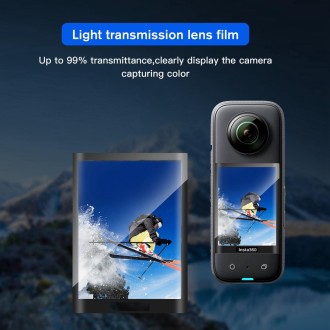 For Insta360 X3 STARTRC 2pcs Curved  HD Explosion-proof Soft Film