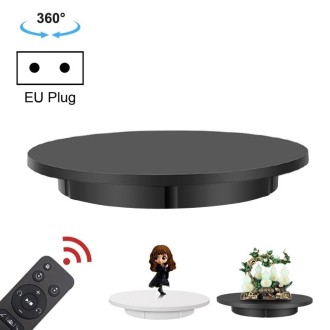 42cm Electric Rotating Display Stand Video Shooting Props Turntable, Load: 100kg, Plug-in Power, EU Plug(Black)