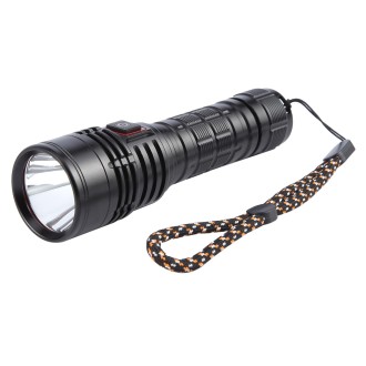 813 T40 1200LM USB Rechargeable LED Flashlight(Black)