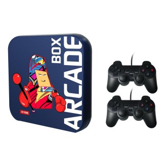 Arcade Box 256G Wired Video Game Machine Box 4K HD Display For PS1/PSP/N64/DC, AU Plug