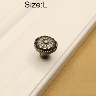 4 PCS 31mm 2808 Green Bronze Cabinet Wardrobe Door Drawer Vintage Zinc Alloy Solid Single Hole Handle