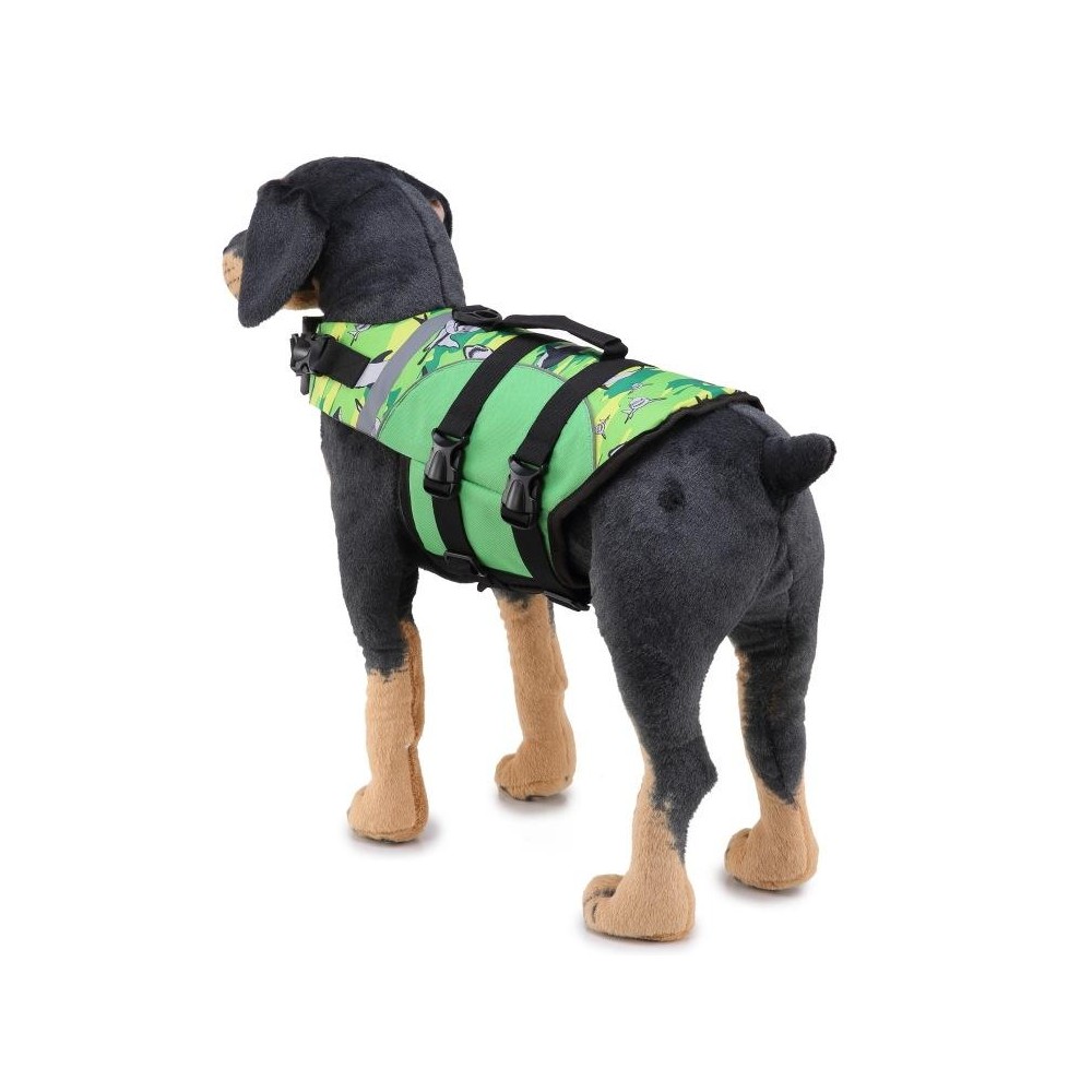 Dog Supplies Pet Swimwear Life Jackets, Size: L(JSY06 Green)