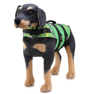 Dog Supplies Pet Swimwear Life Jackets, Size: L(JSY06 Green)