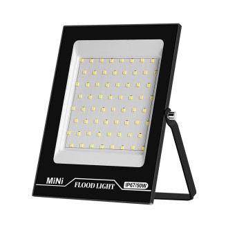 50W LED Projection Lamp Outdoor Waterproof High Power Advertising Floodlight High Bright Garden Lighting(Cold White Light)