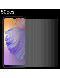 For Doogee N50 50pcs 0.26mm 9H 2.5D Tempered Glass Film