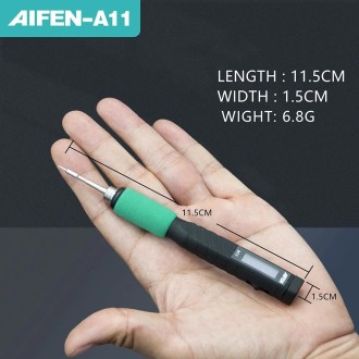 Aifen A11 Portable USB Charging Soldering Station with C210 Handle, UK Plug