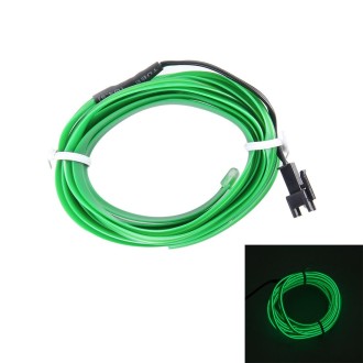 1M Cold Light Flexible LED Strip Light For Car Decoration(Green Light)