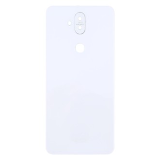 Grass Material Battery Back Cover With Camera Lens for Asus Zenfone 5 Lite ZC600KL(White)