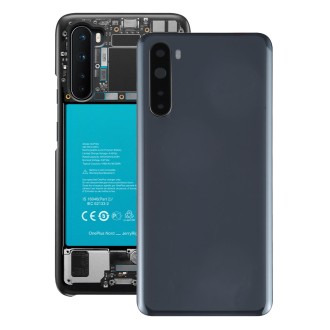 For OnePlus Nord Battery Back Cover with Camera Lens Cover (Grey)