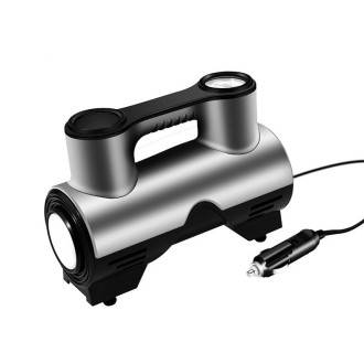 Car Inflatable Pump Portable Small Automotive Tire Refiner Pump, Style: Wired Pointer With Lamp