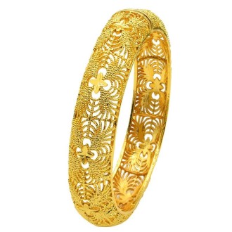 B-04 24K Gold Plated Bracelets Women Wedding Sand Gold Bracelet