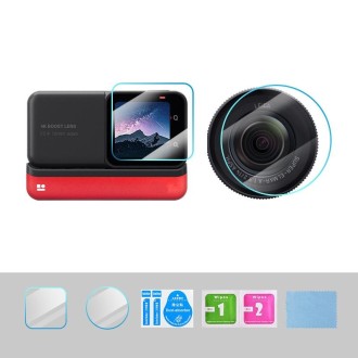 For Insta360 One RS / R Host+One inch 1set aMagisn Tempered Film Screen Protector