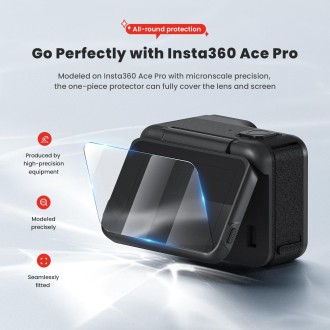 For Insta360 Ace Pro aMagisn Tempered Protective Film Sports Camera Accessories, Specification: 2sets