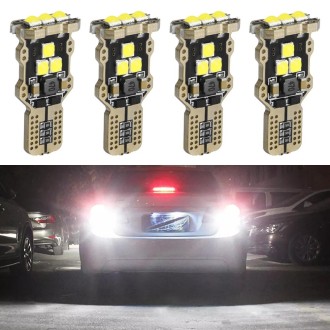 4pcs T15 DC12V / 1.5W / 0.13A / 540LM Car Decoding Reversing Light 9LEDs SMD-3030 Lamp Beads