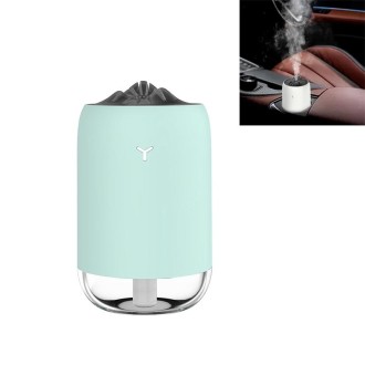 Car Portable Humidifier Household Night Light USB Spray Instrument Disinfection Aroma Diffuser(Turquoise)