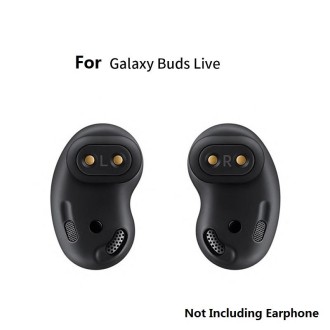 2 Sets Bluetooth Earphone Silicone Earplug Caps For Samsung Galaxy Buds Live(Brown-2 Pairs)