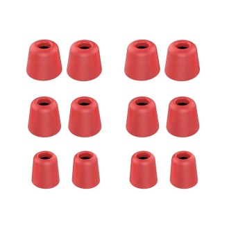 6 Pairs New Bee NB-M1 Slow Rebound Memory Foam Ear Caps with Storage Box, Suitable for 5mm-7mm Earphone Plugs(Red)