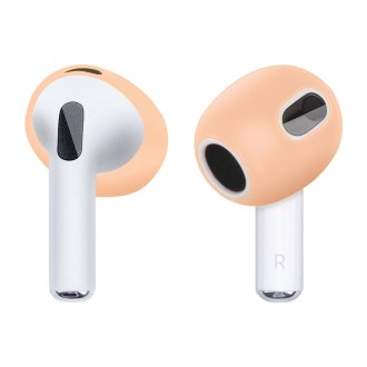 Ear Cap Silicone Protective Case for AirPods 3(Orange)