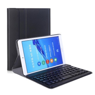 A0M5 Detachable Bluetooth Keyboard + Ultrathin Horizontal Flip Leather Tablet Case for Huawei MediaPad M5 & Honor Tab 5 8 inch, 