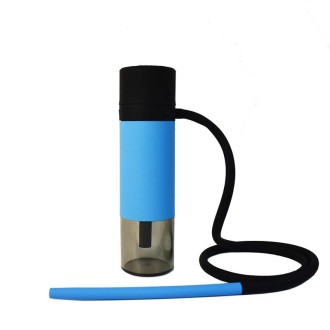 Removable And Washable Portable Hookahs Household And Car Water Pipe Cup(Blue)