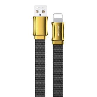 WK WDC-139 3A USB to 8 Pin King Kong Series Data Cable for iPhone, iPad (Gold)