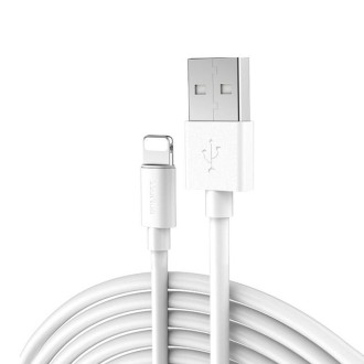 ROMOSS CB12 2.4A Mobile Phone USB Charging Data Cable for iPhone, Length: 1.5m