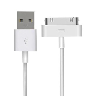 2m 30 Pin Data Sync Cable For iPhone 4 & 4S, iPhone 3GS / 3G, iPad 3 / iPad 2 / iPad(White)