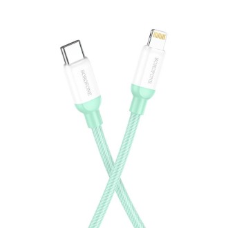 Borofone BX68 2.4A USB-C / Type-C to 8 Pin PD Charging Data Cable, Length:1m(Green)