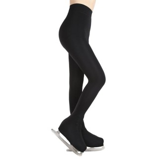 Fancy Skating Pants Long Pantyhose Shoe Covers(black thick full cover)